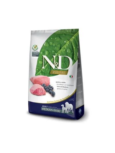 N&D Kuzulu Yaban Mersinli Medium&Maxi Yetişkin Köpek Maması 2,5 kg