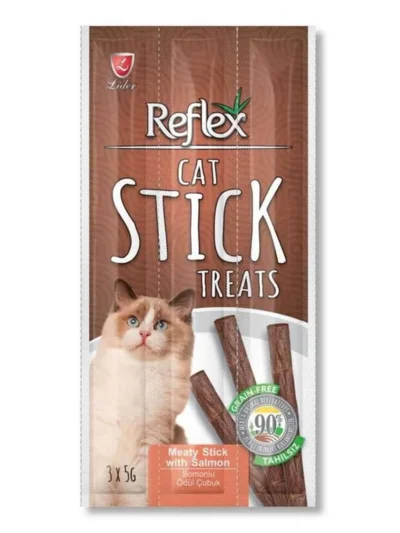 Reflex Kediler Somonlu Kedi Ödül Çubuğu 3x5 Gr