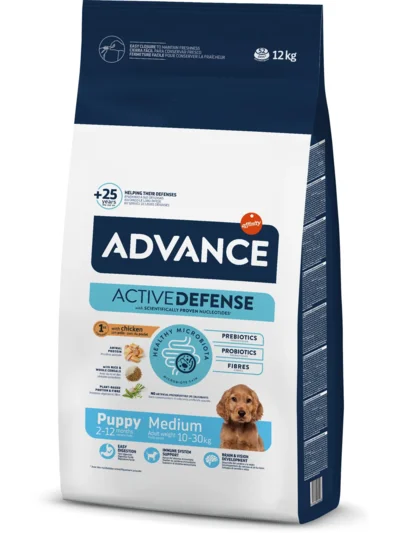 Advance Puppy Protect Medium Tavuklu Yavru Köpek Maması 12 KG