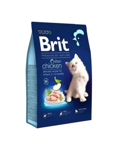 Brit Premium Kitten Tavuk ve Somonlu Yavru Kedi Maması 8 kg