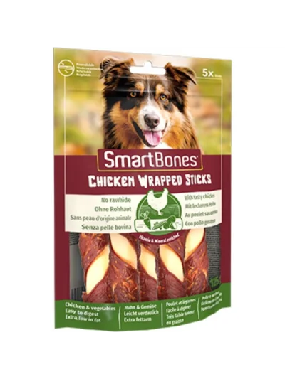 Smart Bones Tavuk Sargılı Sticks Medium Köpek Ödülü 5'li