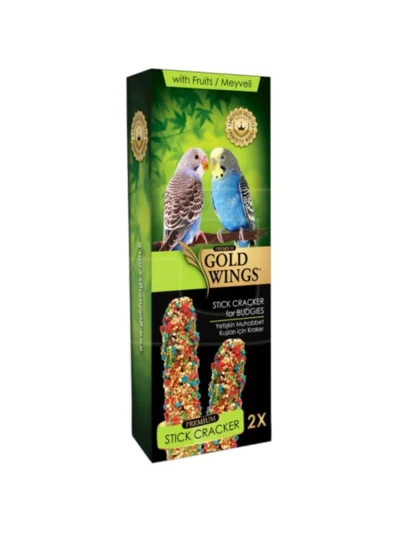 Gold Wings Premium Muhabbet Krakeri Meyveli 2'li