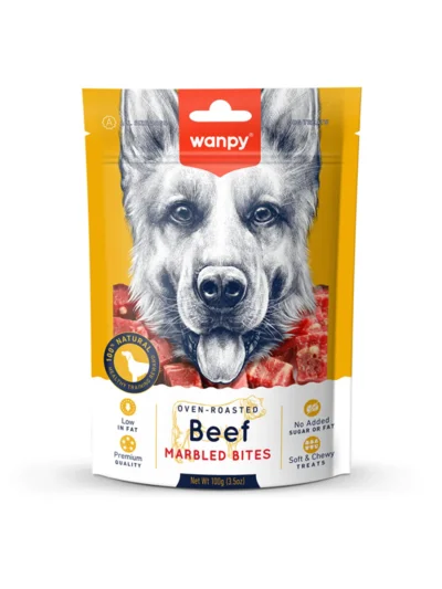 Wanpy Marbled Köpek Ödül Et Parçaları 100 Gr
