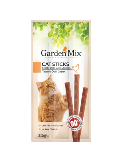 Gardenmix Tavuklu Kedi Stick Ödül 3x5 Gr