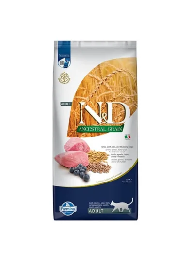 N&D Low Kuzulu Yaban Mersinli Yetişkin Kedi Maması 10 Kg