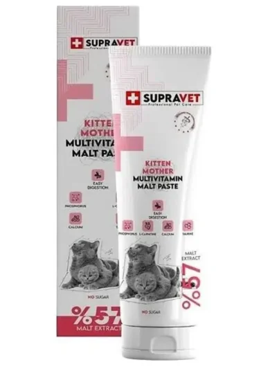 Supravet Mother Baby Cat Multivitamin Paste 30 GR