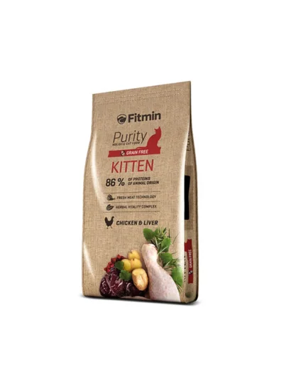 Fitmin Purity Kitten Taze Tavuk Etli Yavru Kedi Maması 10 Kg