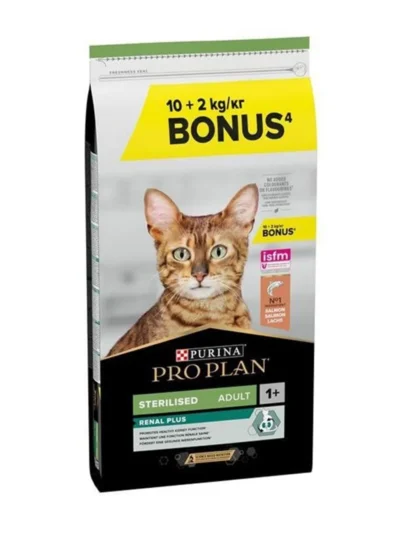 Pro Plan Somonlu Kısır Kedi Maması 10+2 KG