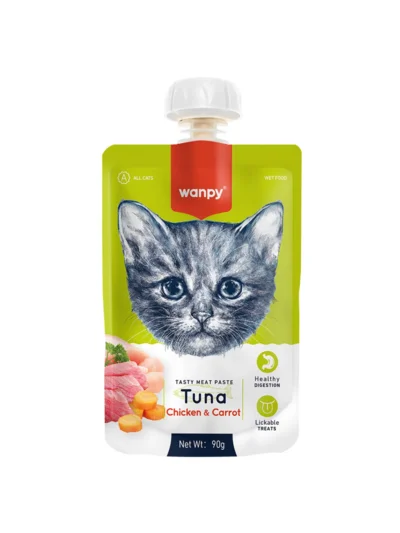 Wanpy Taze Somonlu Tavuklu Kedi Et Ezmesi 90 Gr(203610)