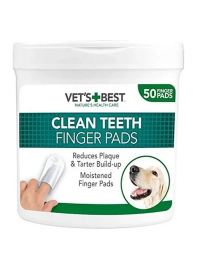Vet’s Best Vet's Best Köpek Diş Temizleme Parmak Pedi 50'li