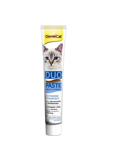GimCat Multi Vitamin Duo Tuna+12 Vitminli  Kedi Macunu 50 Gr