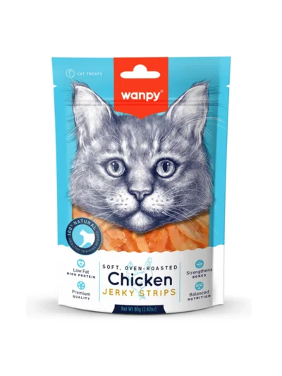 Wanpy Tavuk Fileto Yumuşak Kedi Ödülü 80 Gr