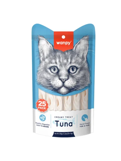 Wanpy Ton Balıklı Krema Kedi Ödülü 25x14gr