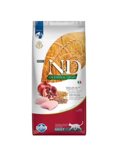 N&D Low Tavuklu Narlı Yetişkin Kedi Maması 10 Kg