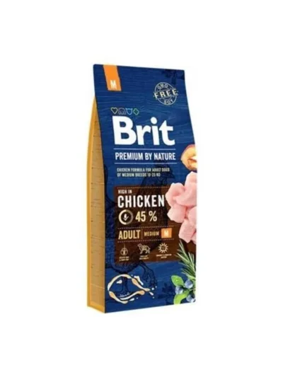 Brit Premium Tavuklu Yetişkin Orta Irk Köpek Maması 15 Kg