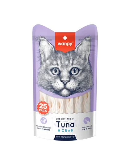 Wanpy Ton Balıklı&Yengeçli Krema Ödül 25*14 gr