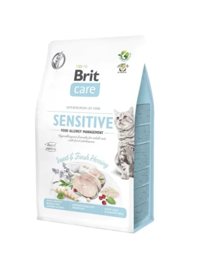 Brit Care Sensitive Hypo-Allergenic Böcek Proteinli Tahılsız Yetişkin Kedi Maması 2kg