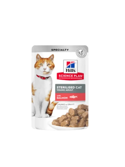 Hill's SCIENCE PLAN Somonlu Kısırlaştırılmış Kedi Konservesi 85gr