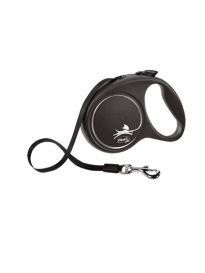 Flexi Black Desıng Otomatik Gezdirme Tasması Siyah Large 5 m
