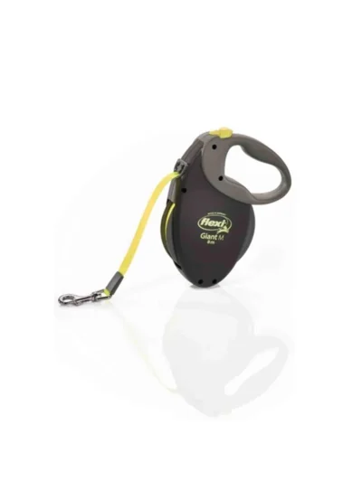Flexi Giant Neon Sarı Otomatik Köpek Gezdirme Tasması Medium 8 Mt