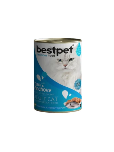 Bespet With Tuna Anchovy İn Gravy Kedi Konservesi 400 Gr