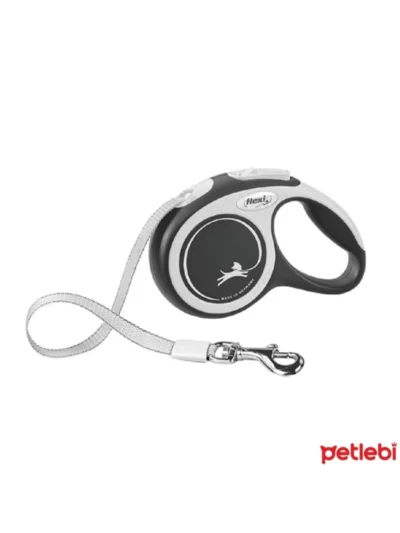 Flexi New Comfort Otomatik Şerit Gezdirme Tasma S 5Mt Siyah