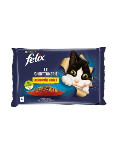 Felix Sığır Etli Kedi Avantajlı Paket 4x85 Gr