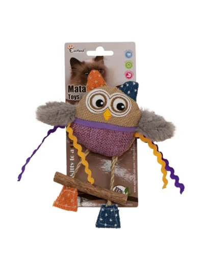Eastland Catnipli Peluş Baykuş Kedi Oyuncağı 16cm