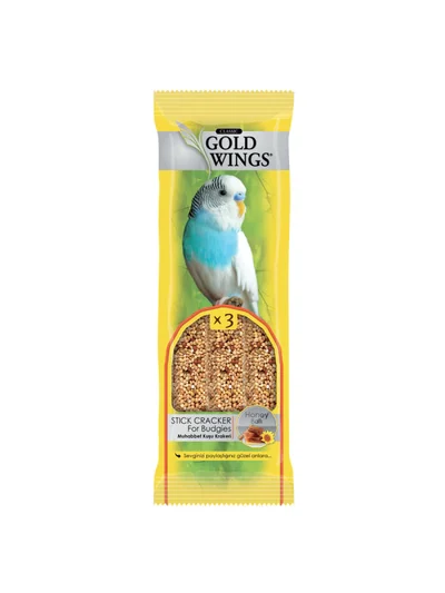 Gold Wings Classic Ballı Muhabbet Kuşu Krakeri (3'lü)