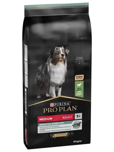 Pro Plan Kuzulu Medium Yetişkin Köpek Maması 14 KG