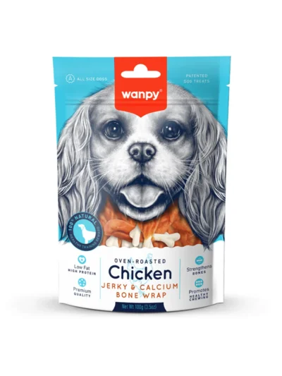 Wanpy Kalsiyumlu Gerçek Tavuk  Köpek Ödülü 100 Gr