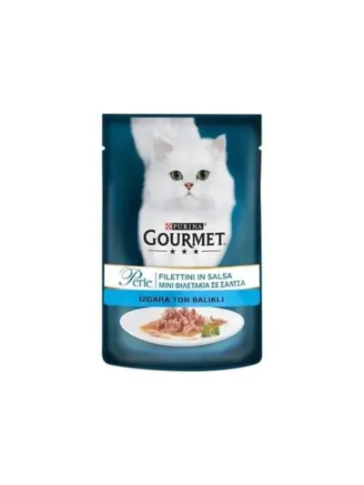 Gourmet Perle Izgara Ton Balıklı Yaş Kedi Maması 85 Gr