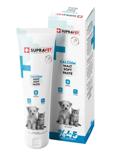 Supravet Kedi ve Köpek Kalsiyum Paste 100 GR