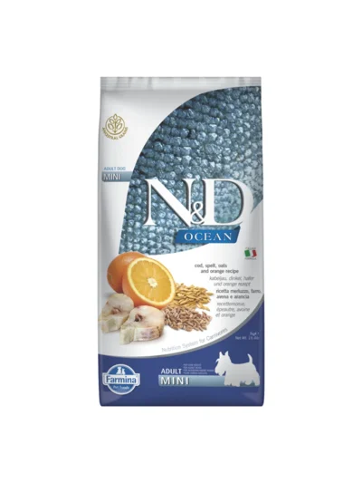N&D Ocean Low Portakal Balık Mini Köpek Maması 7 KG