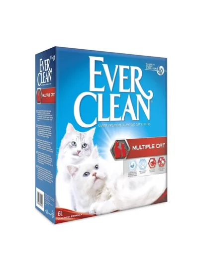 Ever Clean Multiple Cat Topaklaşan Kedi Kumu 10 Lt