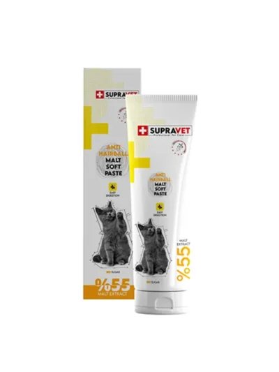 Supravet Anti Hairball Kediler Için Malt Macun 100 G