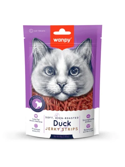 Wanpy Ördek Fileto Yumuşak Kedi Ödülü 80 Gr