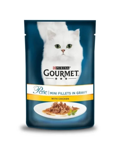 Gourmet Perle Izgara Tavuklu Yetişkin Kedi Konservesi 85 gr