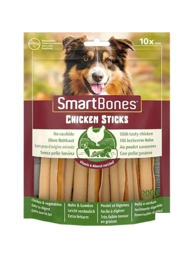 Smart Bones Tavuklu Sticks Köpek Ödülü 10'lu