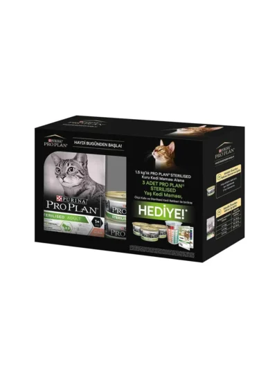 Pro Plan Somonlu Kısır Kedi Özel Paketi 1,5 KG