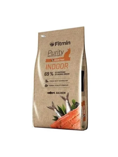 Fitmin Purity Indoor Somonlu Tahılsız Yetişkin Kedi Maması 10 Kg