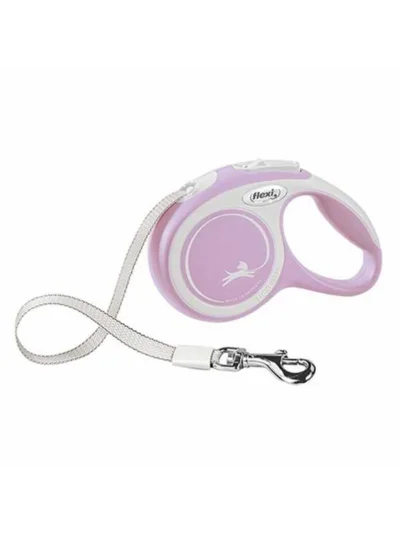Flexi New Comfort Otomatik Şerit Köpek Gezdirme Tasması XS 3 Mt Rose