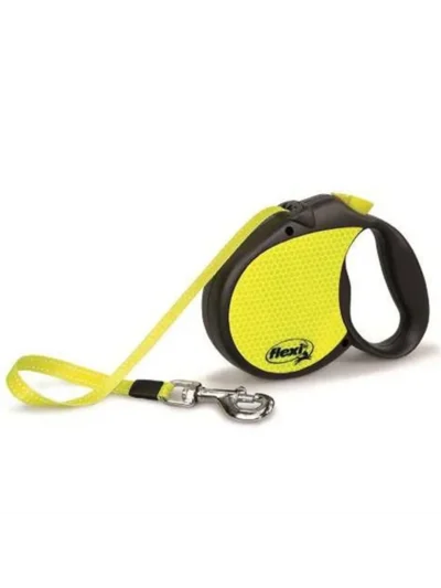 Flexi Neon Otomatik Şerit Tasma Large 5 Mt