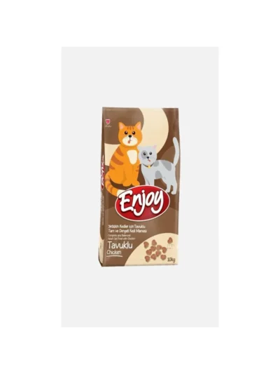 Enjoy Yetişkin Tavuklu Kedi Maması 10 Kg
