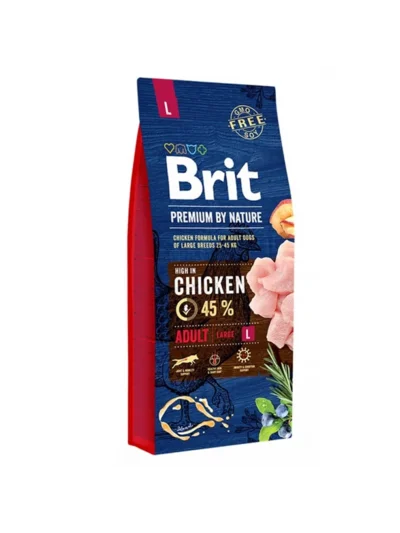 Brit Premium Tavuklu Yetişkin Büyük Irk Köpek Maması 15 kg