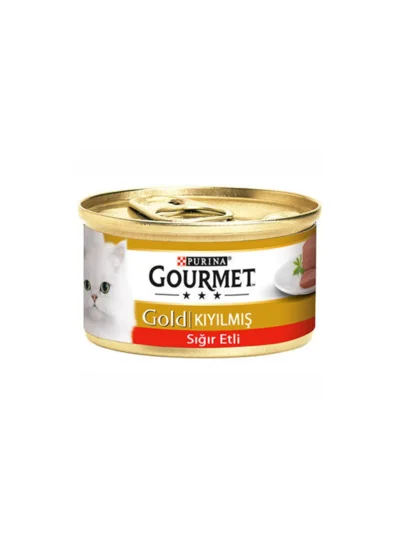 Gourmet Gold Kıyılmış Sığır Etli Kedi Maması 85 Gr