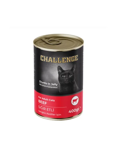 Challenge Sığır Etli Yetişkin Kedi Konservesi 400 gr