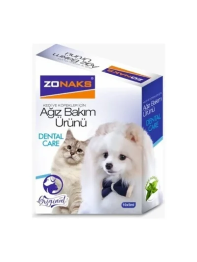 Zonaks Kedi Köpek Ağız Bakım Solisyonu 10x5ML