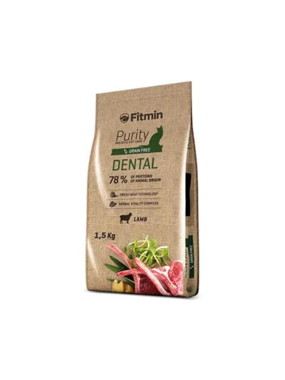 Fitmin Purity Dental Taze Kuzu Etli Yetişkin Kedi Maması 1,5 Kg