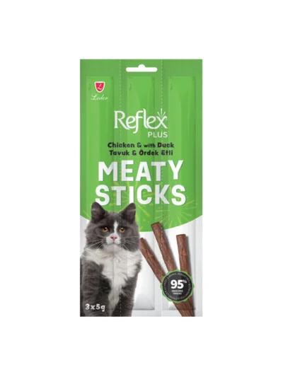 Reflex Stick Tavuk Ördekli Kedi Ödül Çubukları 3x5 Gram